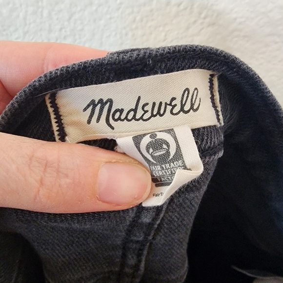 Madewell Starkey Wash Kick Out Crop Jeans 27 - Picture 7 of 7